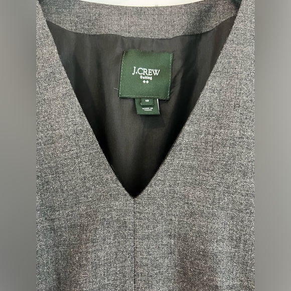 J Crew Suit Dress | Grey | Size 10 - Picture 5 of 6